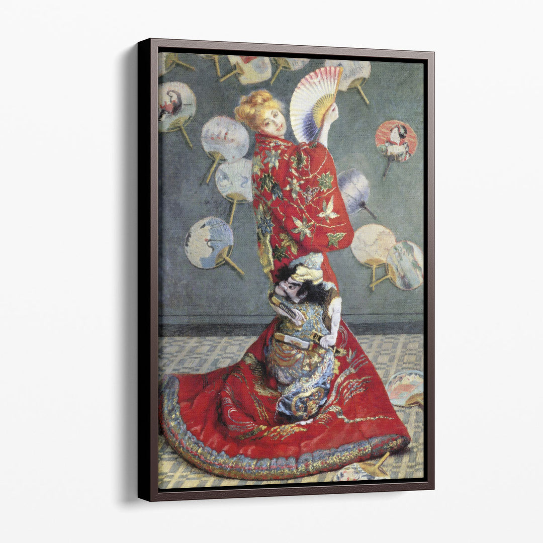 Camille Monet In Japanese Costume, 1876 - Canvas Print Wall Art