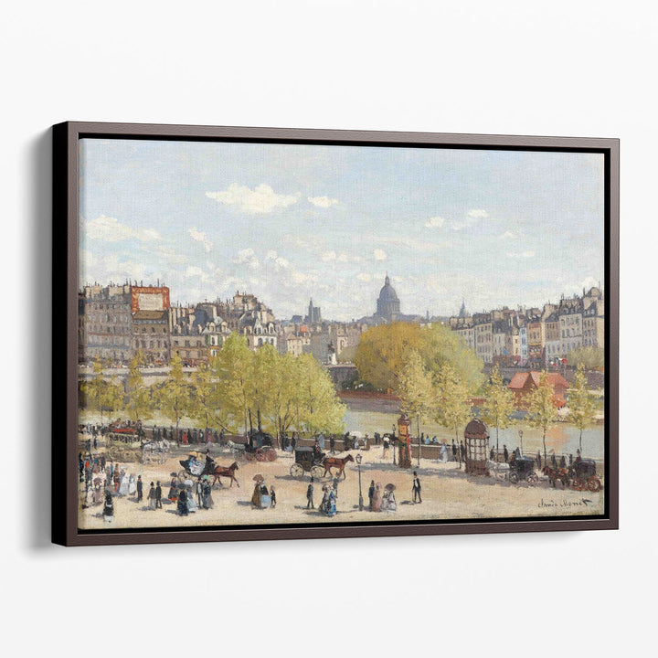 Quai du Louvre, 1867 - Canvas Print Wall Art