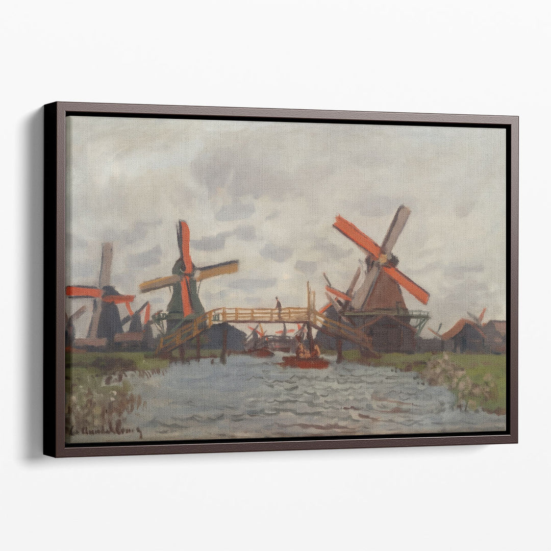 Mills at Westzijderveld near Zaandam, 1871 - Canvas Print Wall Art