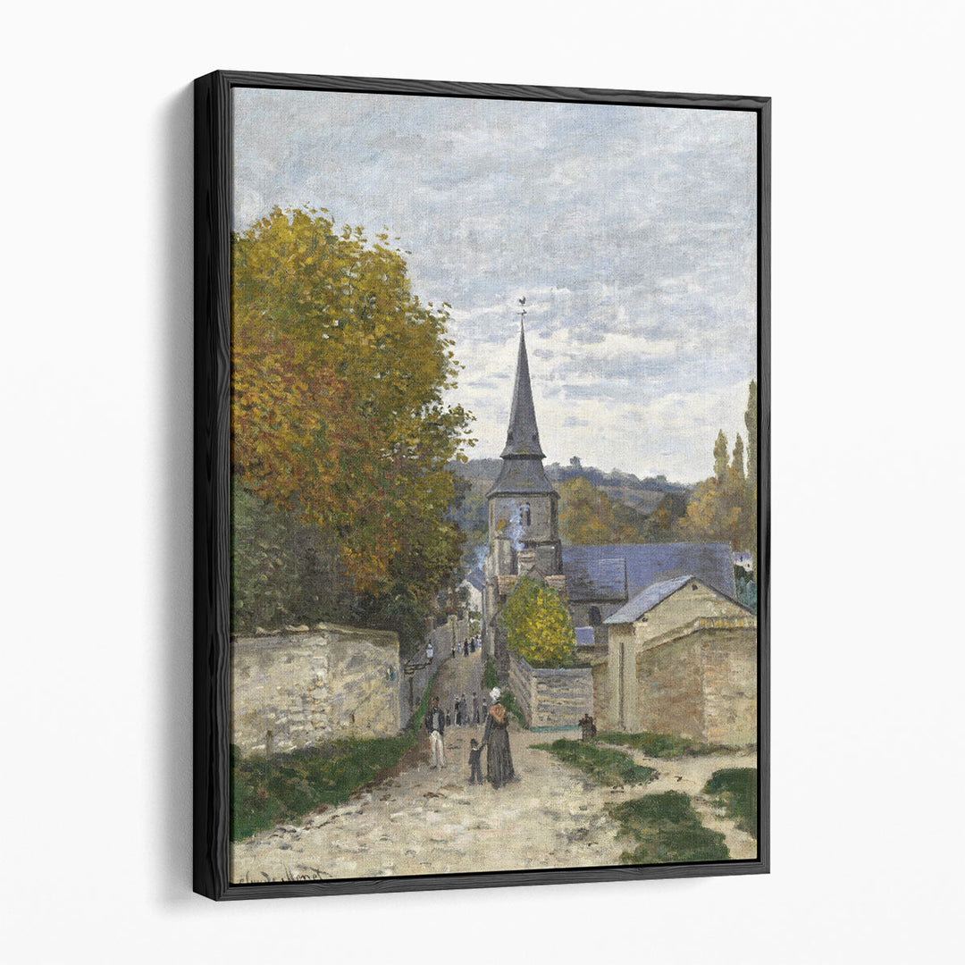 Street in Sainte Adresse, 1867 - Canvas Print Wall Art