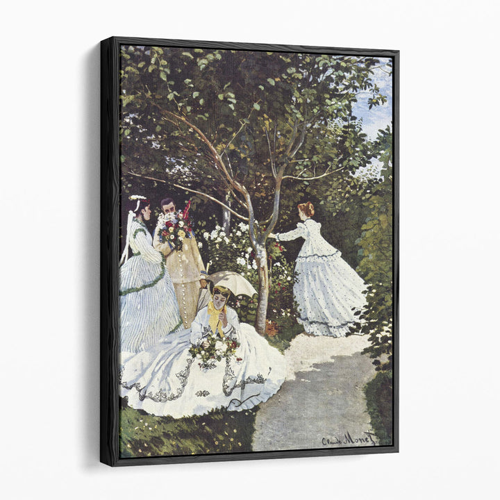 Women in the Garden, 1866 - Canvas Print Wall Art