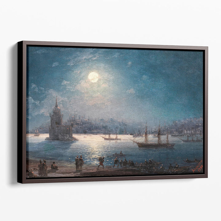 A View of the Bosporus with the Hagia Sophia - Canvas Print Wall Art