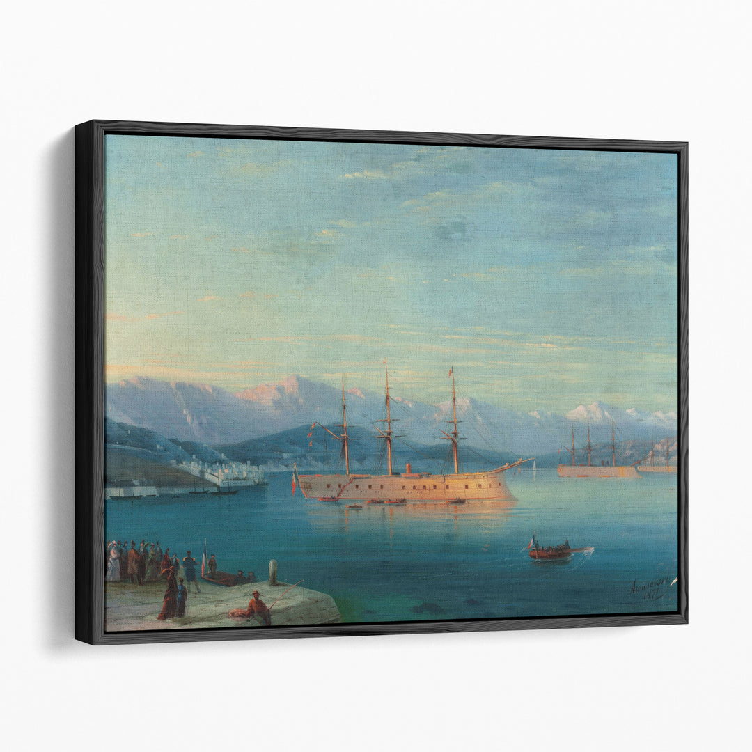 French Ships Departing the Black Sea, 1871 - Canvas Print Wall Art