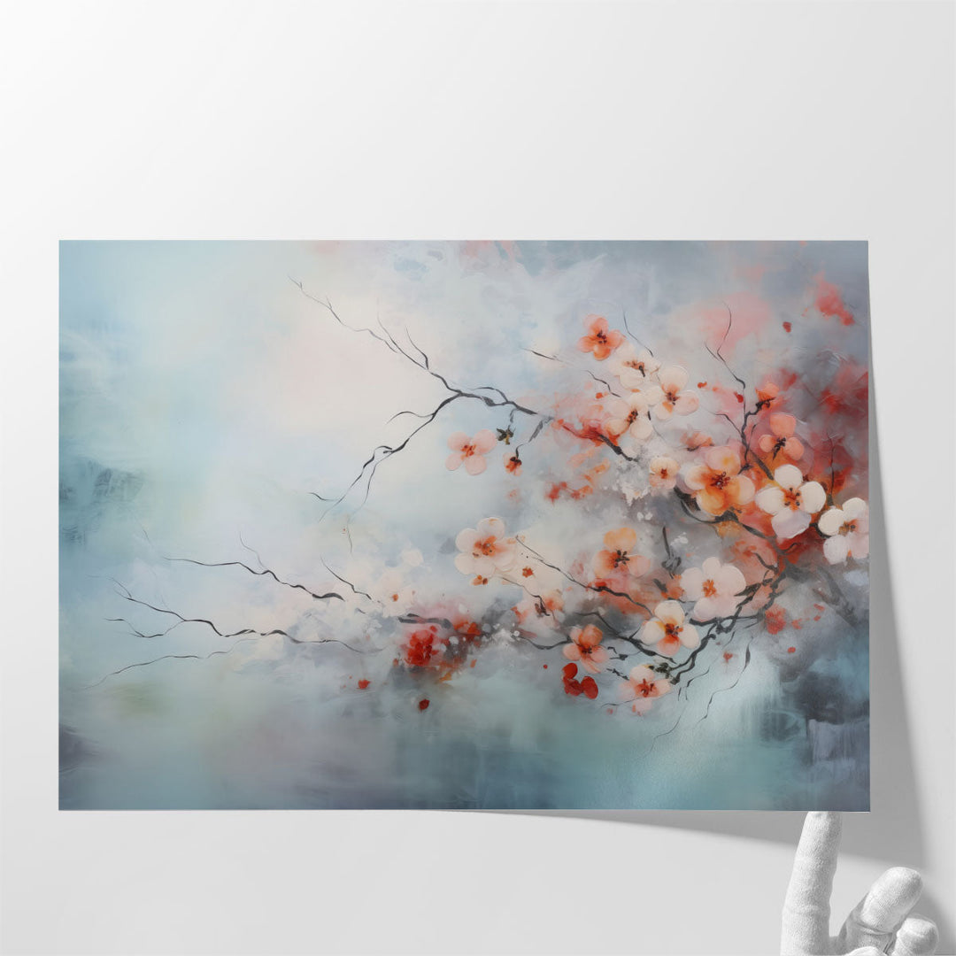 Misty Blooms 2 - Canvas Print Wall Art