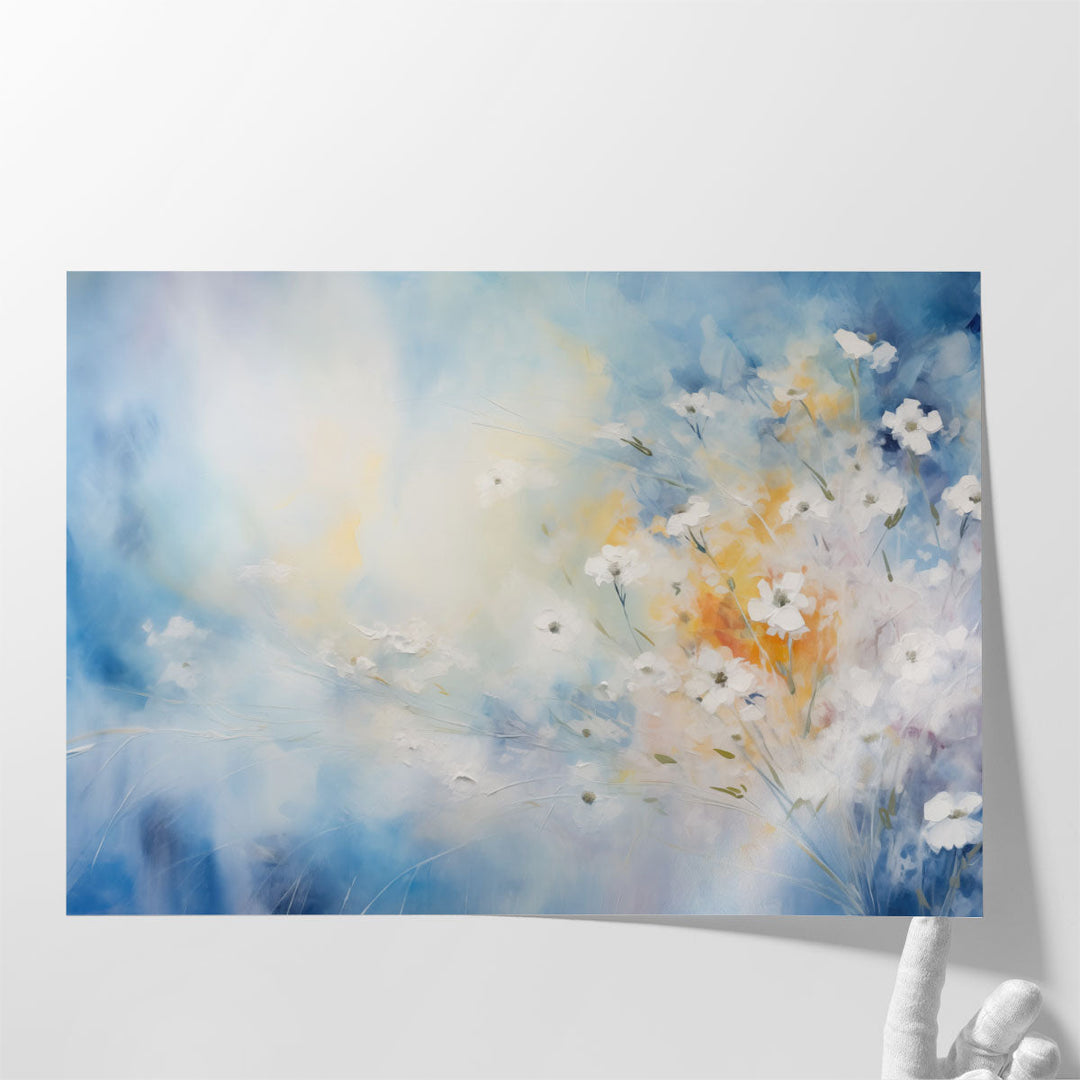 Misty Blooms 3 - Canvas Print Wall Art