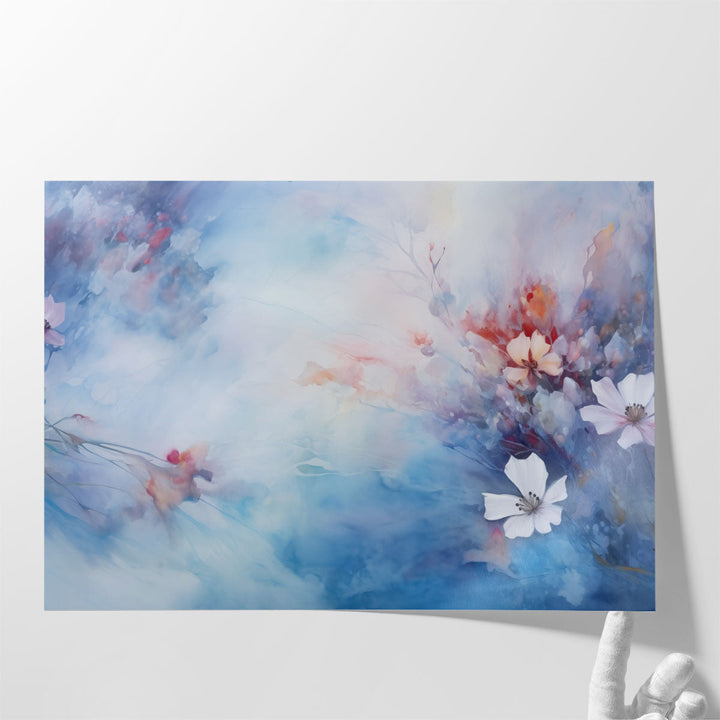 Misty Blooms 4 - Canvas Print Wall Art