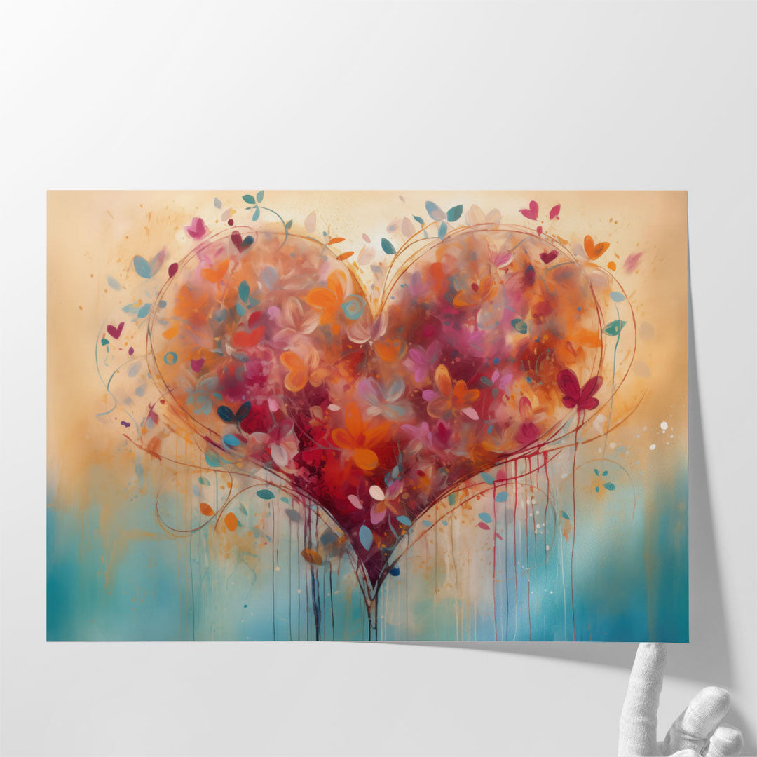 Authentic Love Whimsy - Canvas Print Wall Art