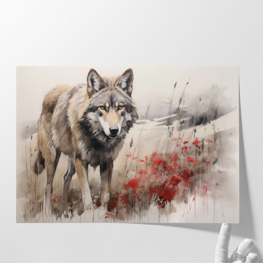 Wolf's Tale - Canvas Print Wall Art