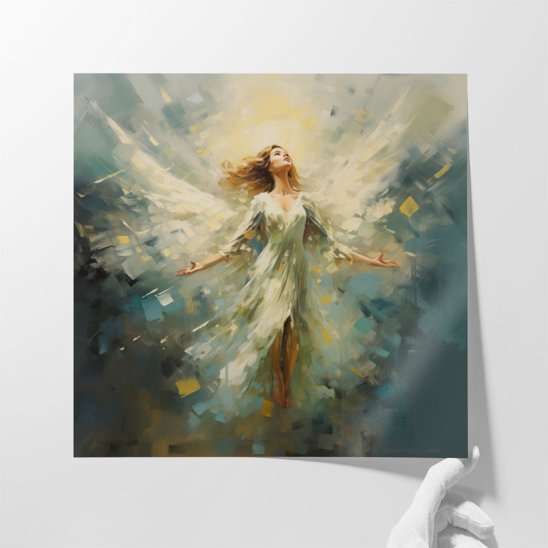 Faithful Brushstrokes in the Sky - Canvas Print Wall Art