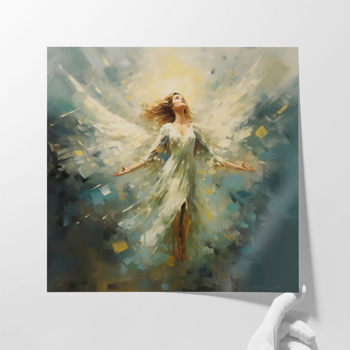 Faithful Brushstrokes in the Sky - Canvas Print Wall Art