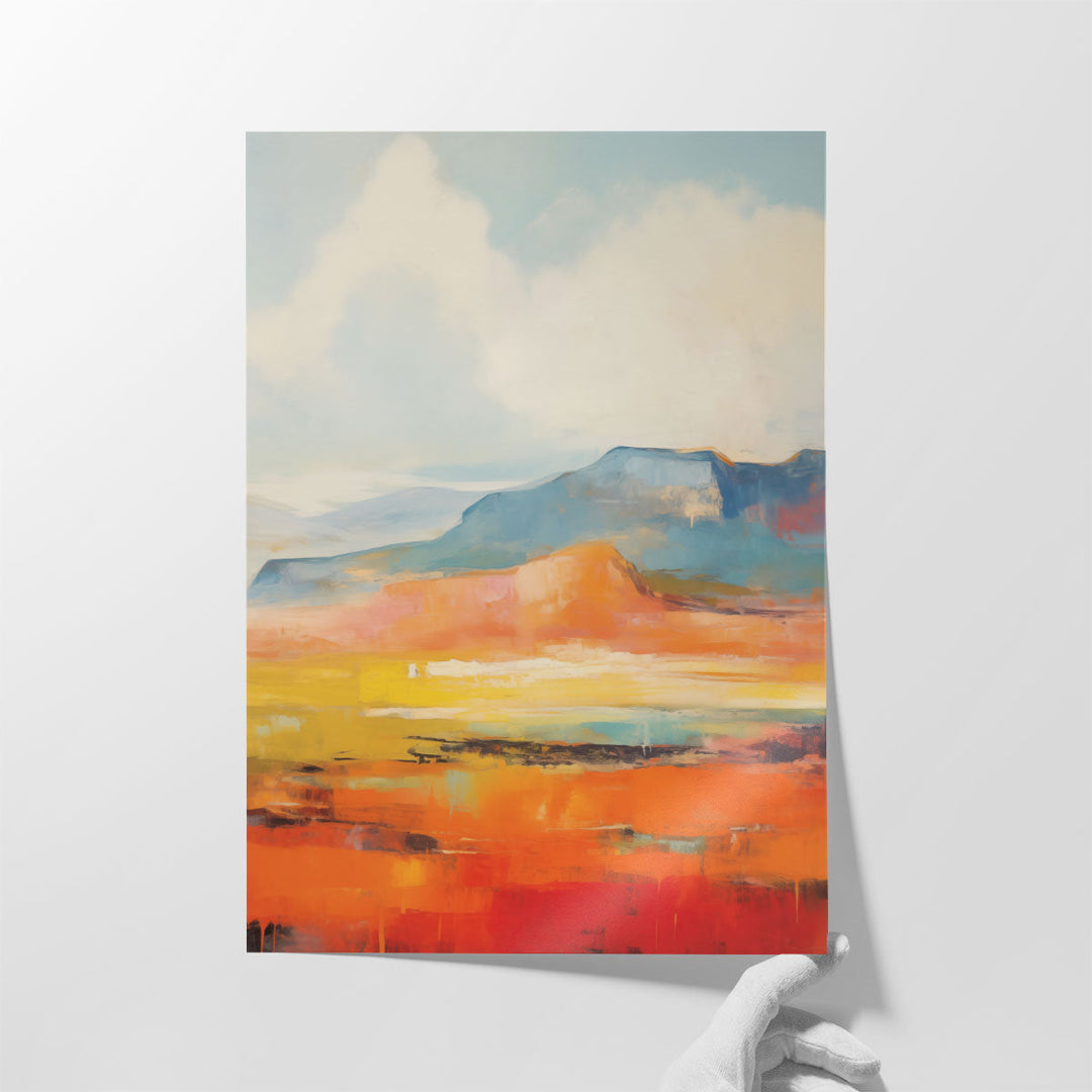 Alpine Fields - Canvas Print Wall Art
