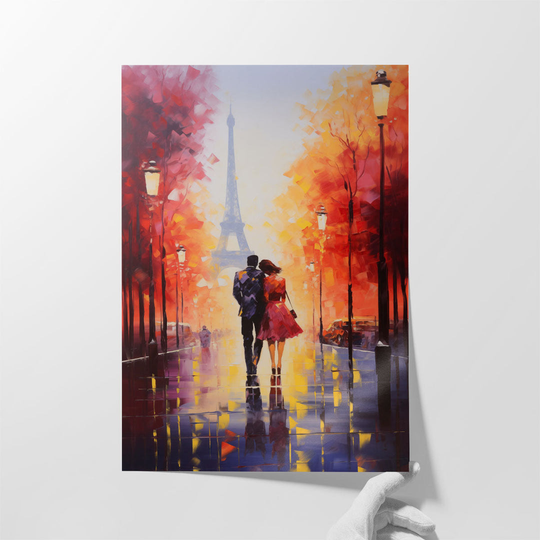 Our Paris Memories - Canvas Print Wall Art