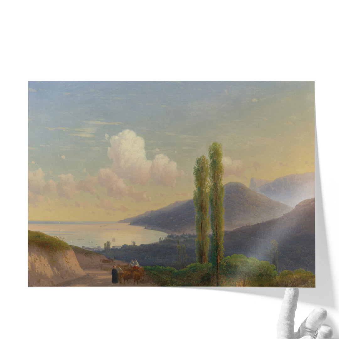 The Road to Gurzuf, Crimea - Canvas Print Wall Art