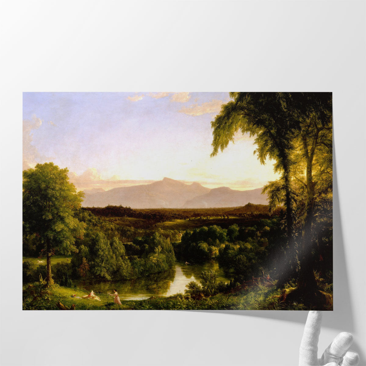 View on the Catskill | Nature Canvas Wall Art | Thomas Cole