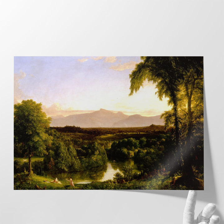 View on the Catskill, Early Autumn - Canvas Print Wall Art