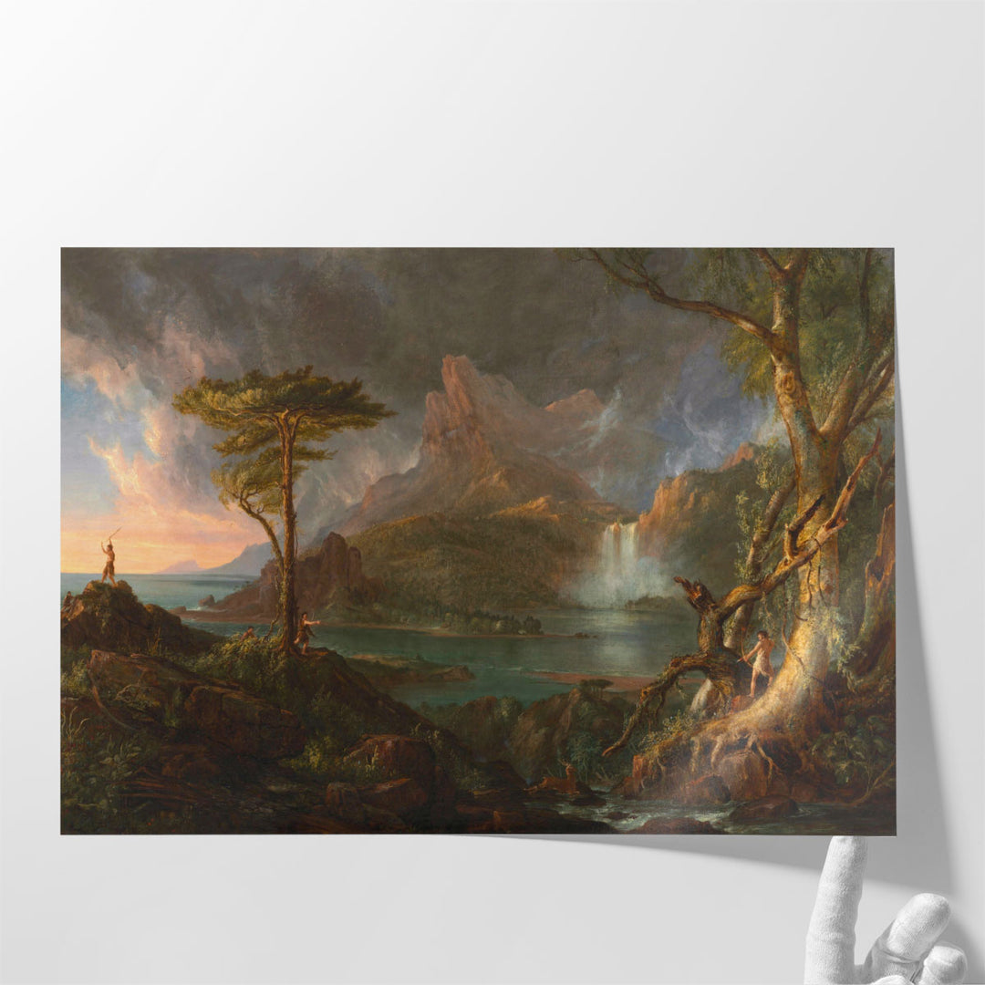 A Wild Scene - Canvas Print Wall Art