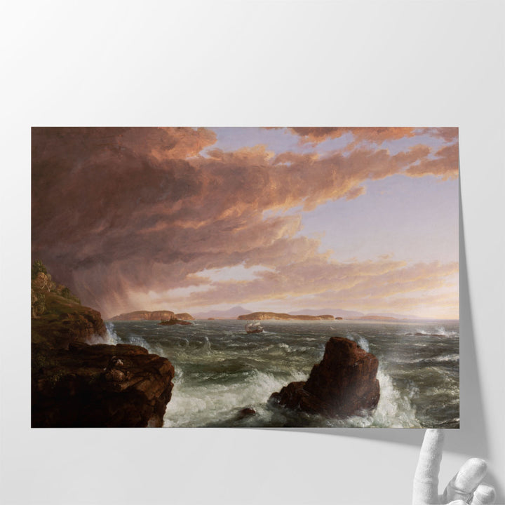 Views Across Frenchman’s Bay from Mt. Desert Island, After a Squall - Canvas Print Wall Art
