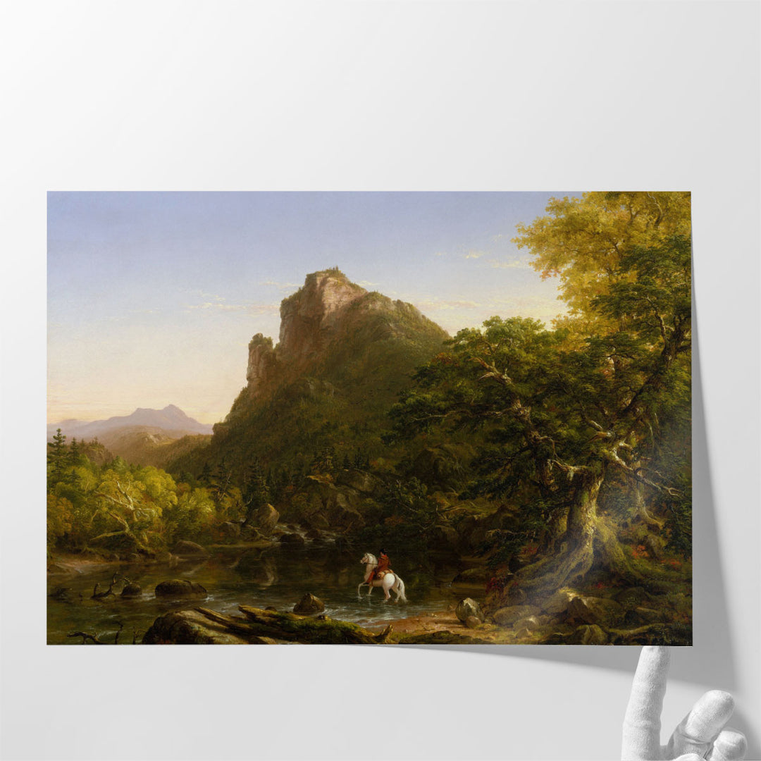 The Mountain Ford, 1846 - Canvas Print Wall Art