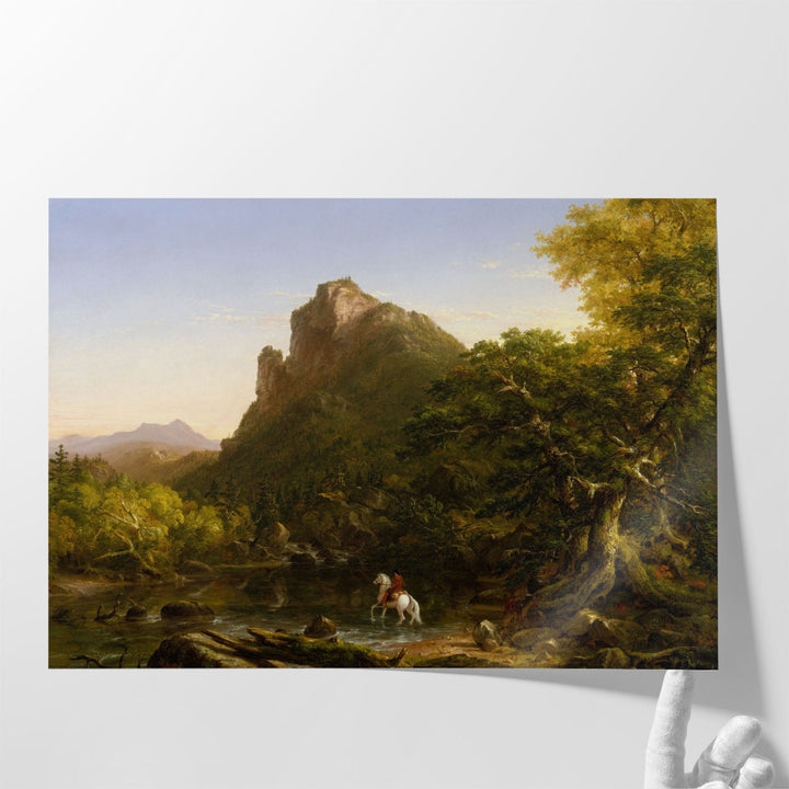 The Mountain Ford, 1846 - Canvas Print Wall Art