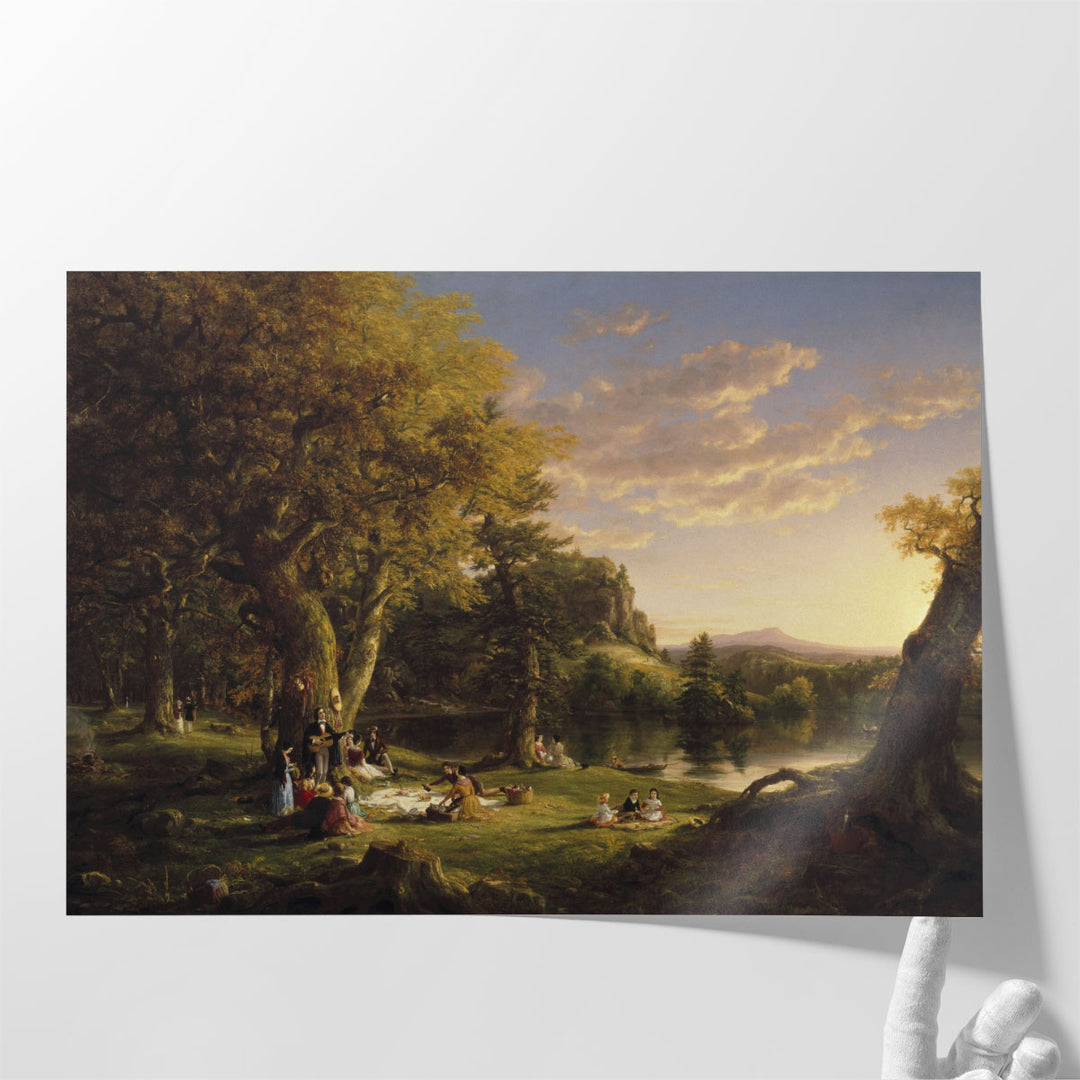 The Pic Nic - Canvas Print Wall Art