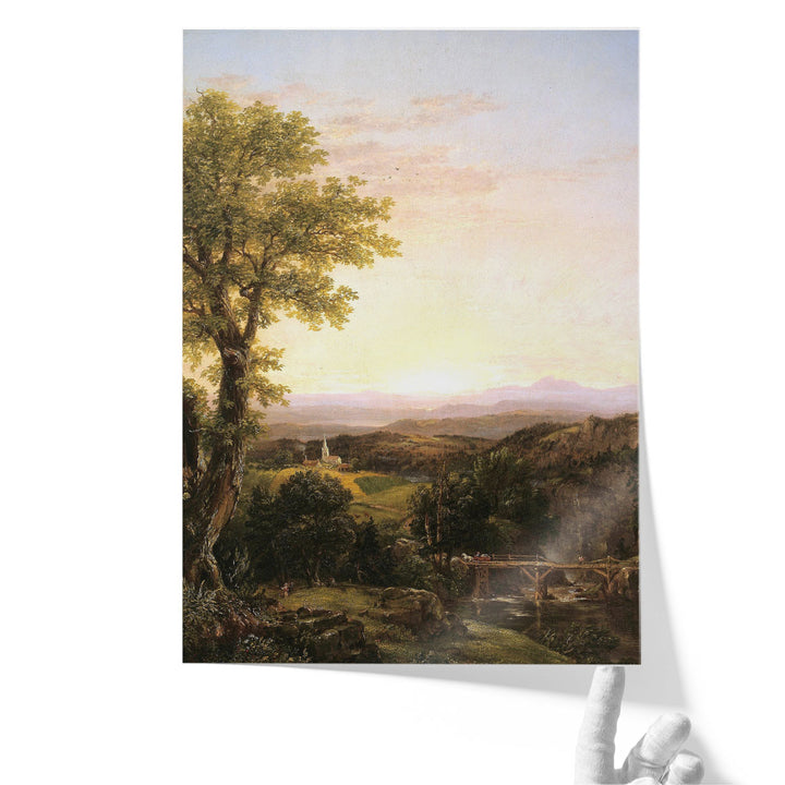 New England Scenery, 1839 - Canvas Print Wall Art