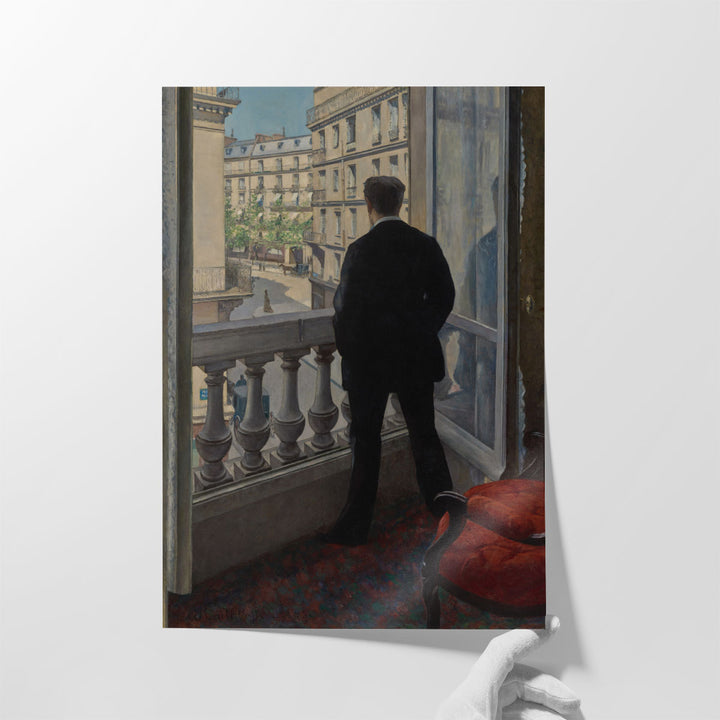Young Man at His Window - Canvas Print Wall Art