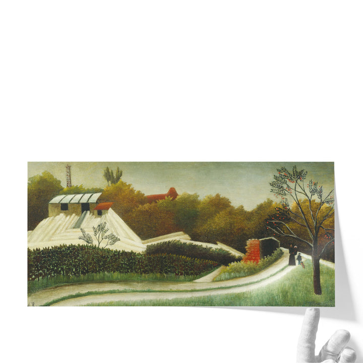 Sawmill, Outskirts of Paris - Canvas Print Wall Art