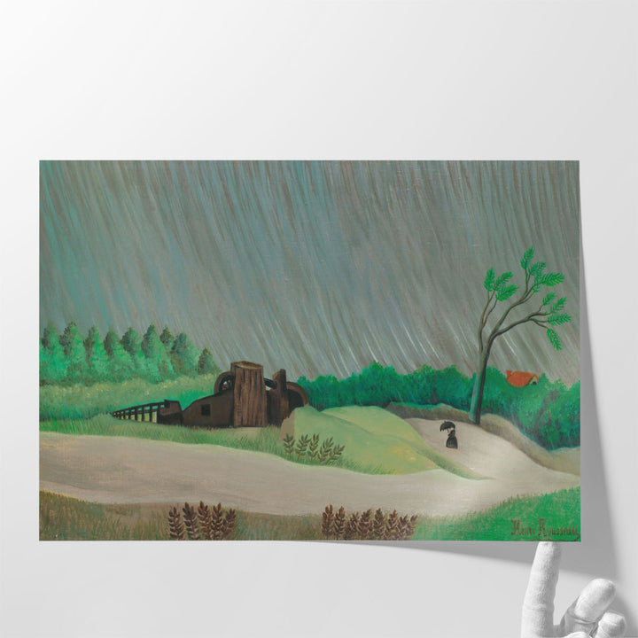 Un Matin De Pluie - Canvas Print Wall Art