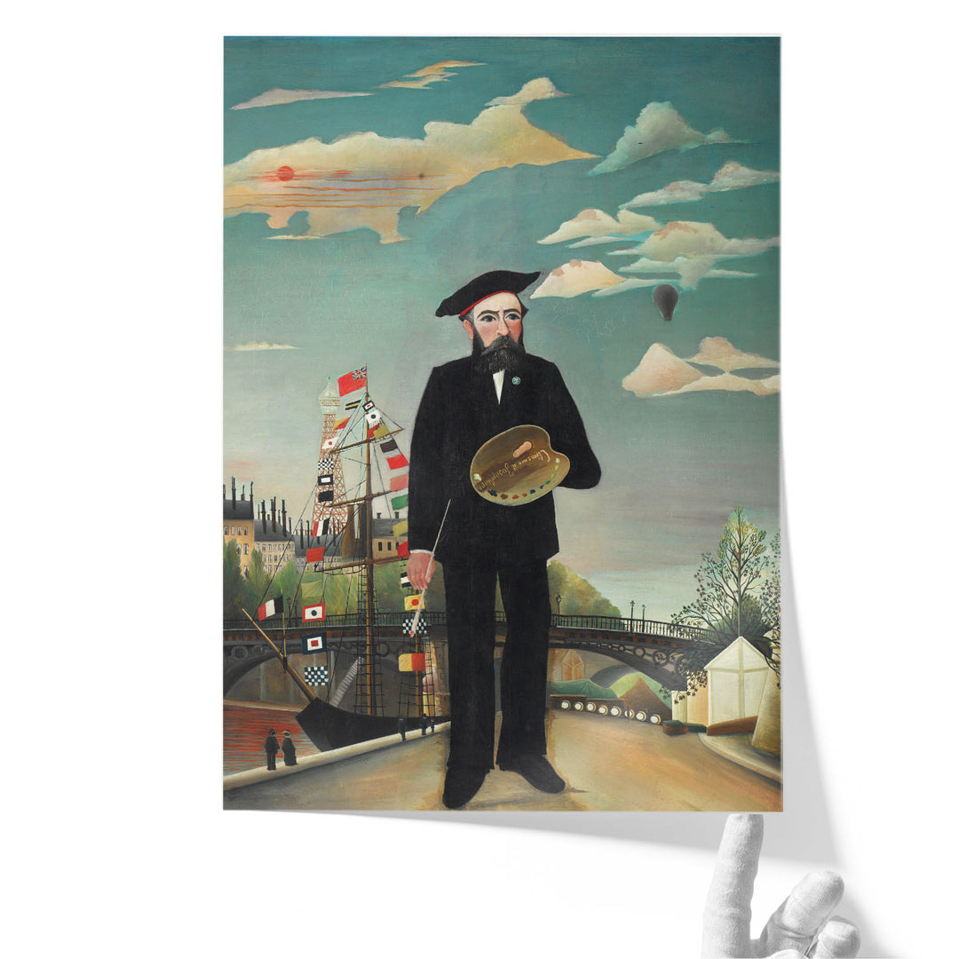 Myself Portrait Landscape - Canvas Print Wall Art