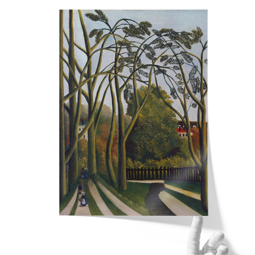 The Banks of the Bievre near Bicetre - Canvas Print Wall Art