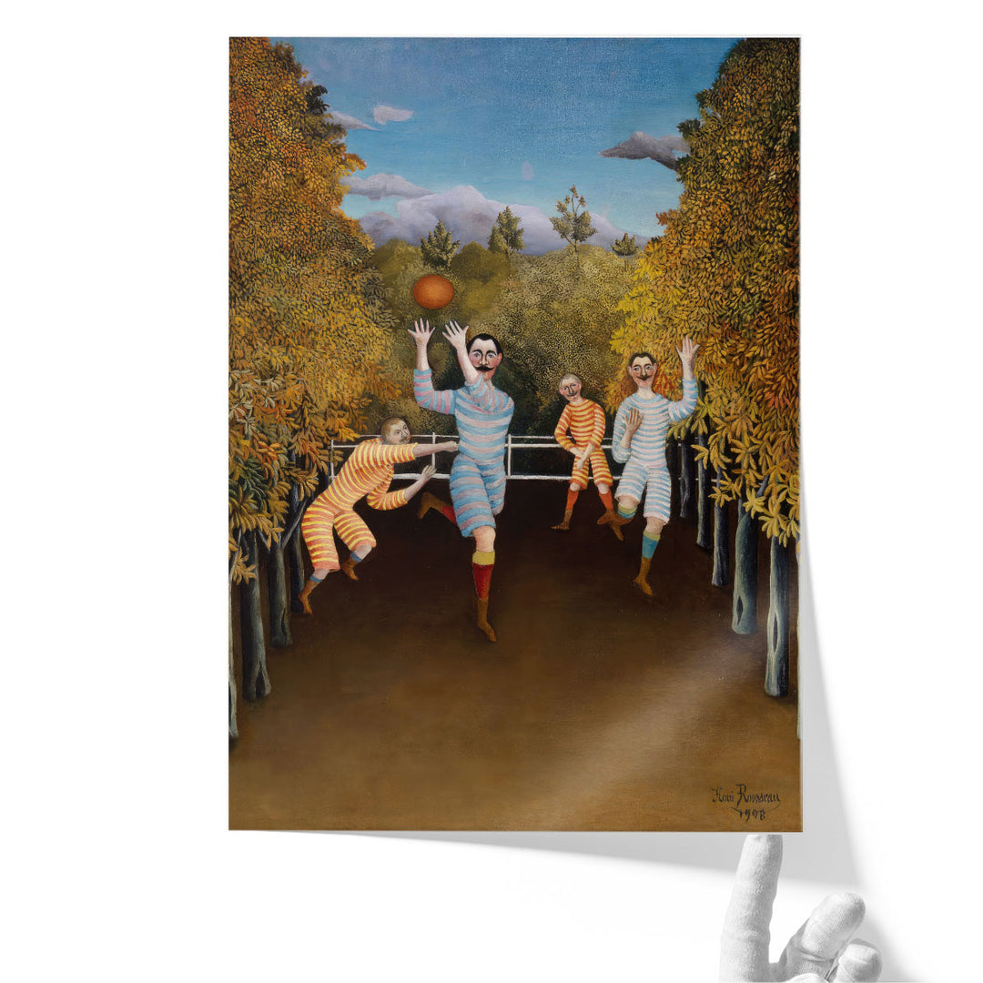 The Football Players - Canvas Print Wall Art