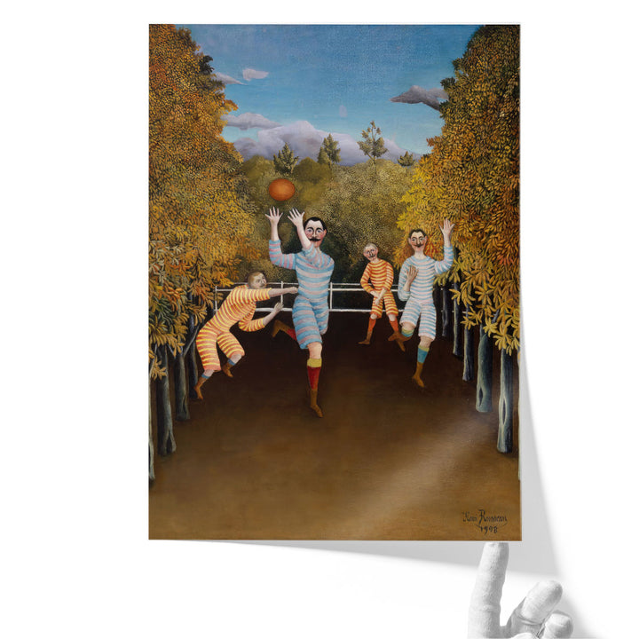 The Football Players - Canvas Print Wall Art