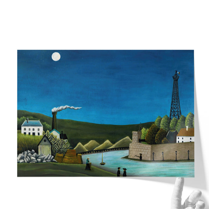 La Seine a Suresnes - Canvas Print Wall Art