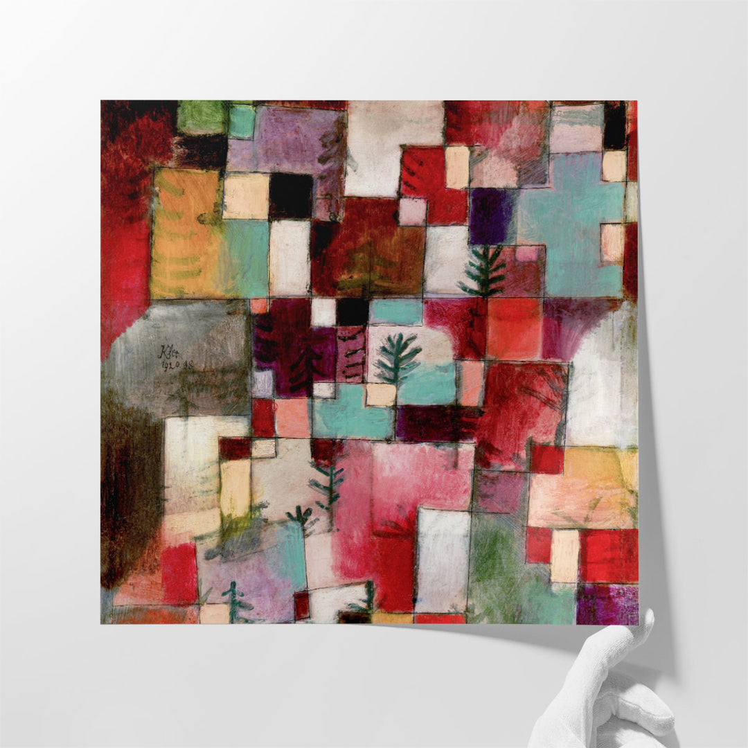 Red Green and Violet, Yellow Rhythms, 1920 - Canvas Print Wall Art