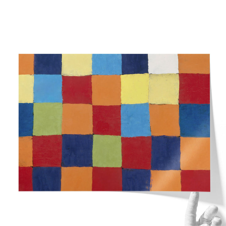 Qu 1, Color Chart - Canvas Print Wall Art