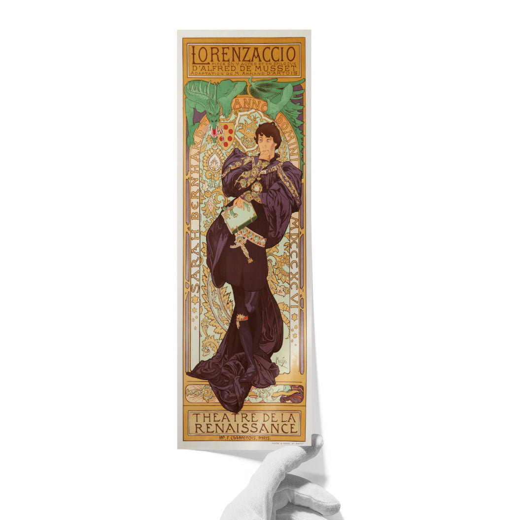 Lorenzaccio, Sarah Bernhardt - Canvas Print Wall Art
