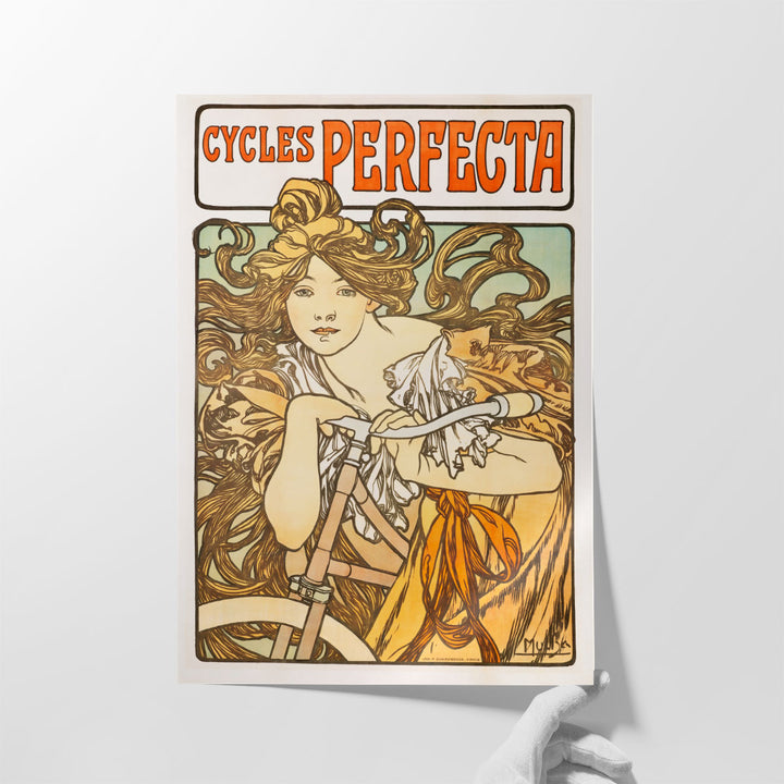 Cycles Perfecta, 1897- Canvas Print Wall Art