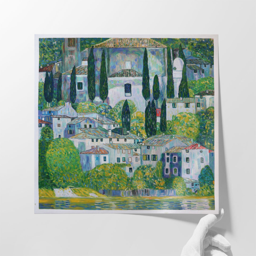 Kirche in Cassone, 1913 - Canvas Print Wall Art