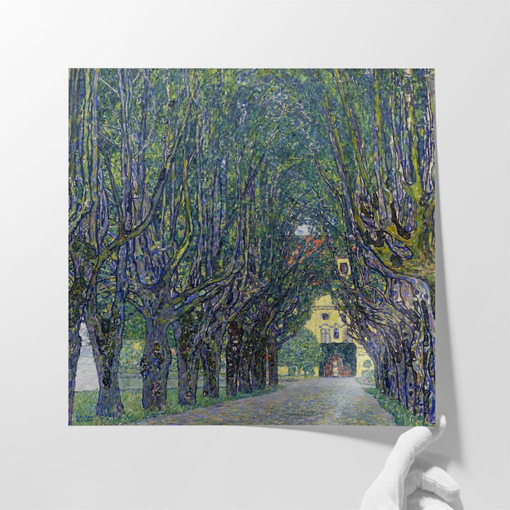 Allee at Schloss Kammer, 1910 - Canvas Print Wall Art