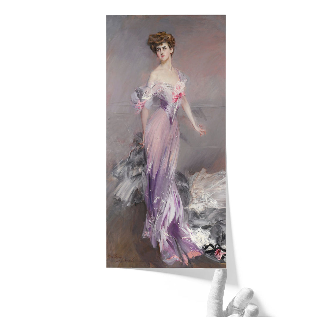 Portrait Of Mrs. Howard Johnston - Canvas Print Wall Art