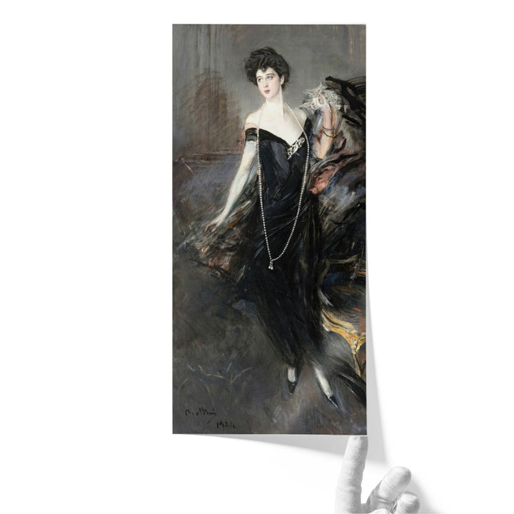 Portrait of Donna Franca Florio - Canvas Print Wall Art