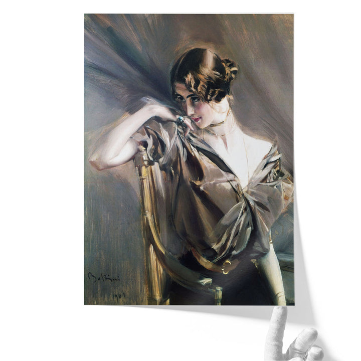 Portrait of Cleo de Merode - Canvas Print Wall Art