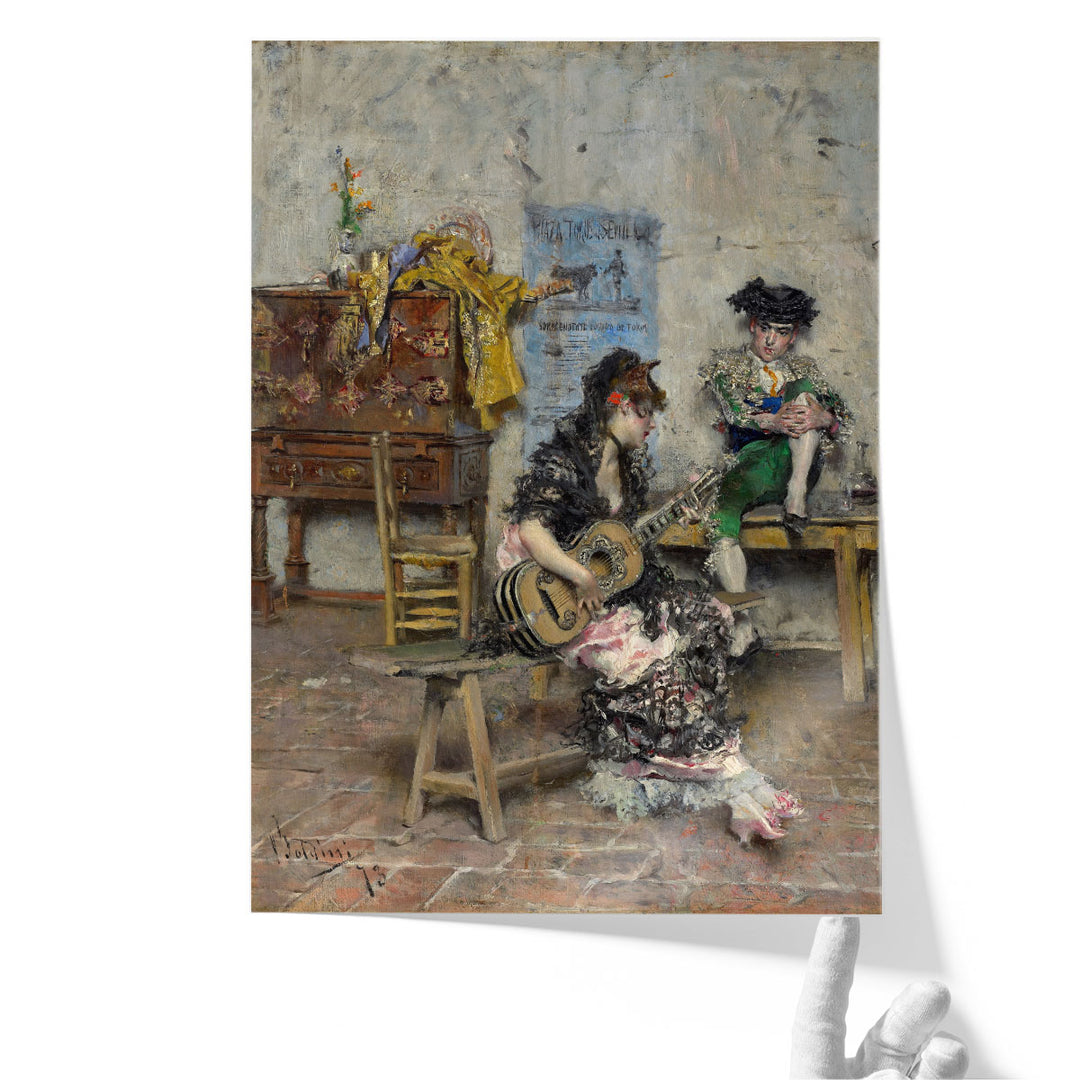 Guitar Player - Canvas Print Wall Art