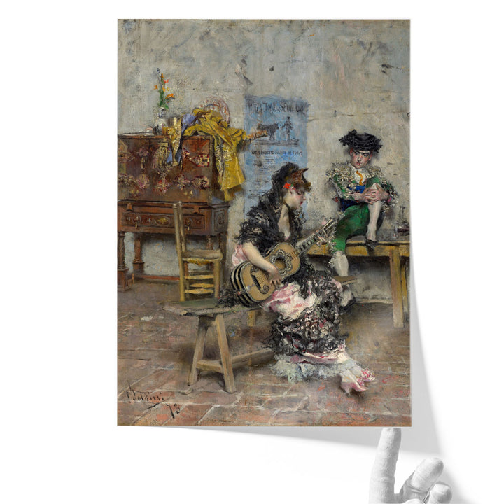 Guitar Player - Canvas Print Wall Art