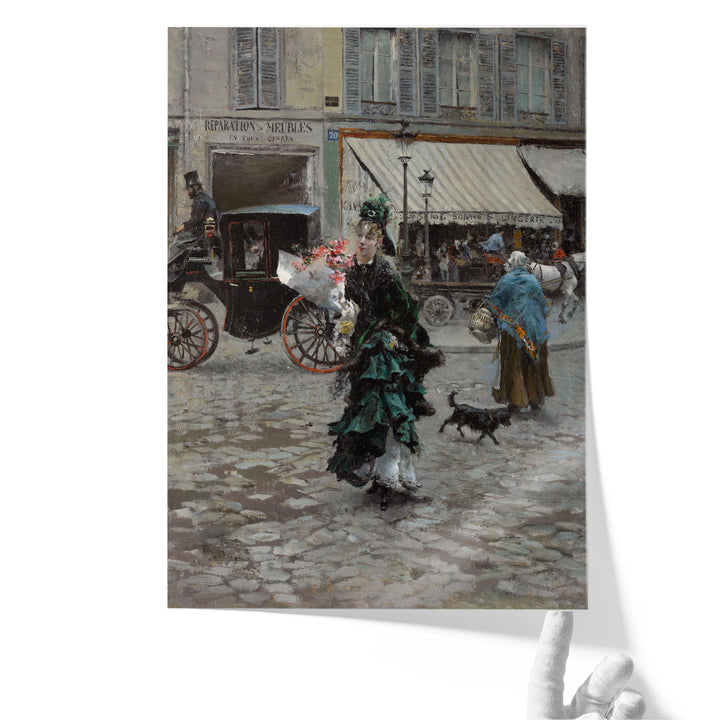 Crossing the Street - Canvas Print Wall Art