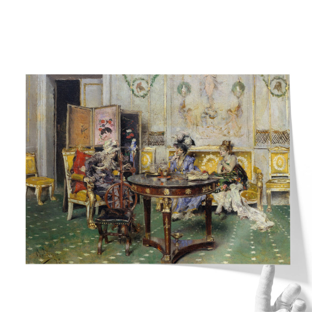 Gossip, 1873 - Canvas Print Wall Art