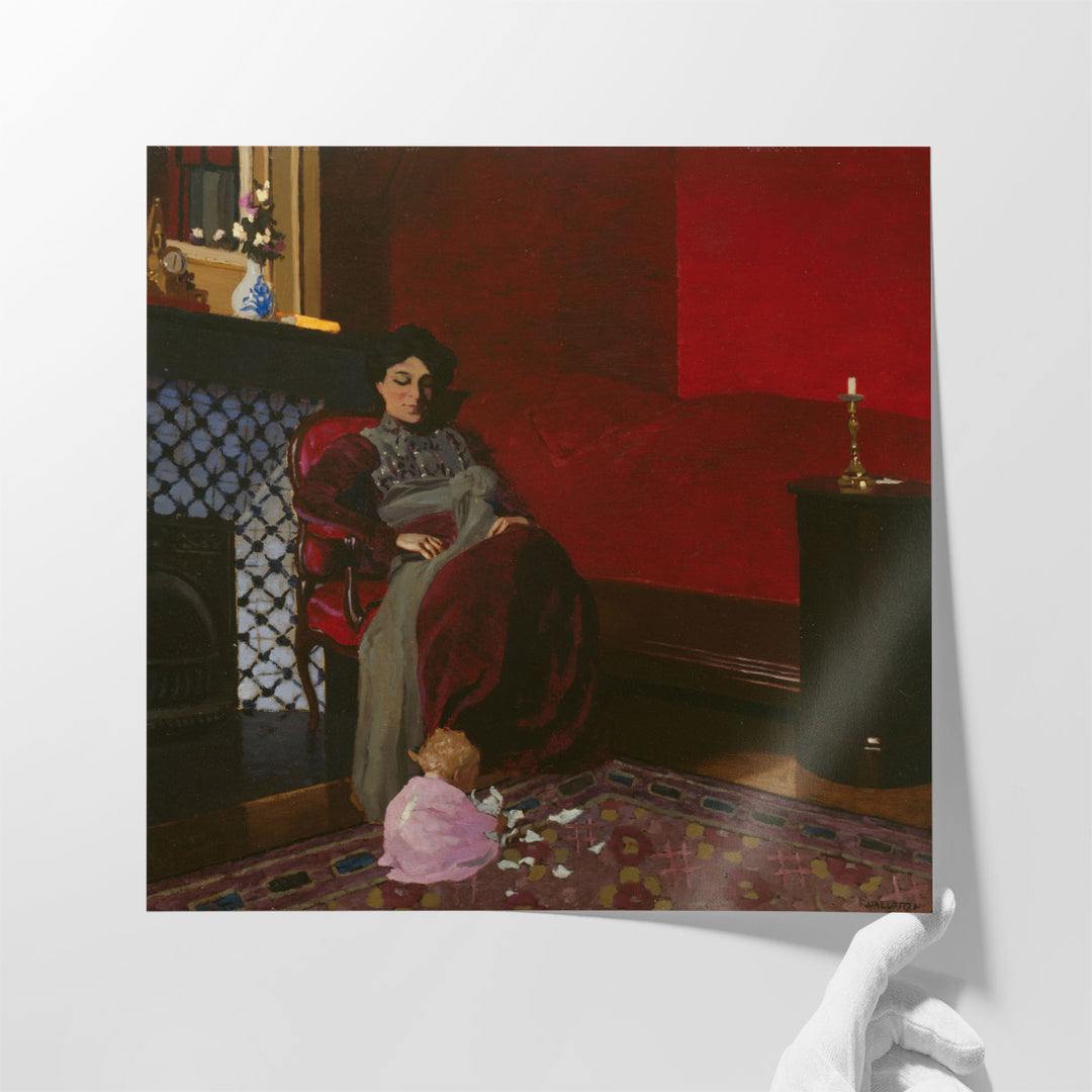 The Red Room, Etretat - Canvas Print Wall Art