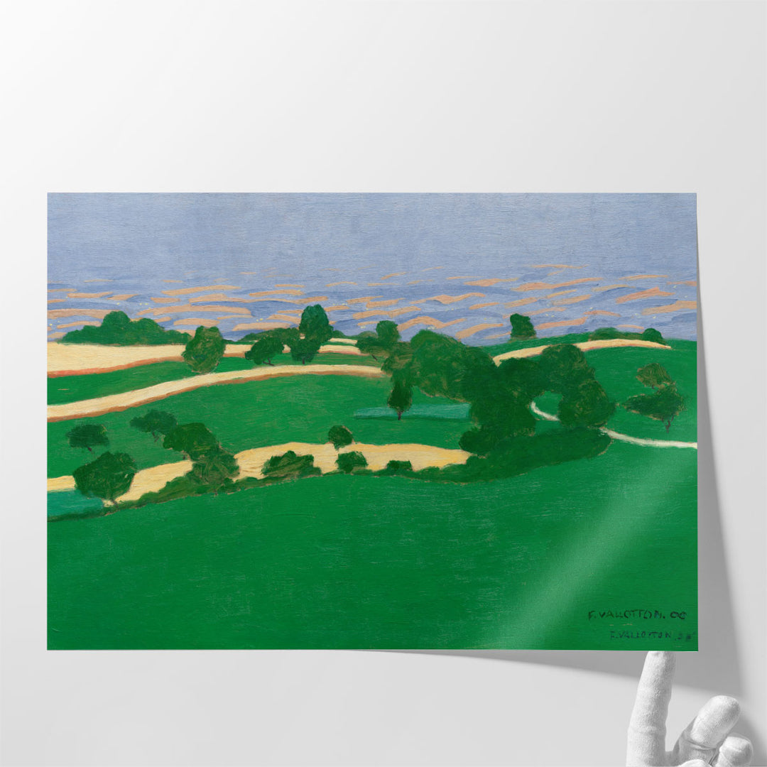 Corn Fields, 1900 - Canvas Print Wall Art