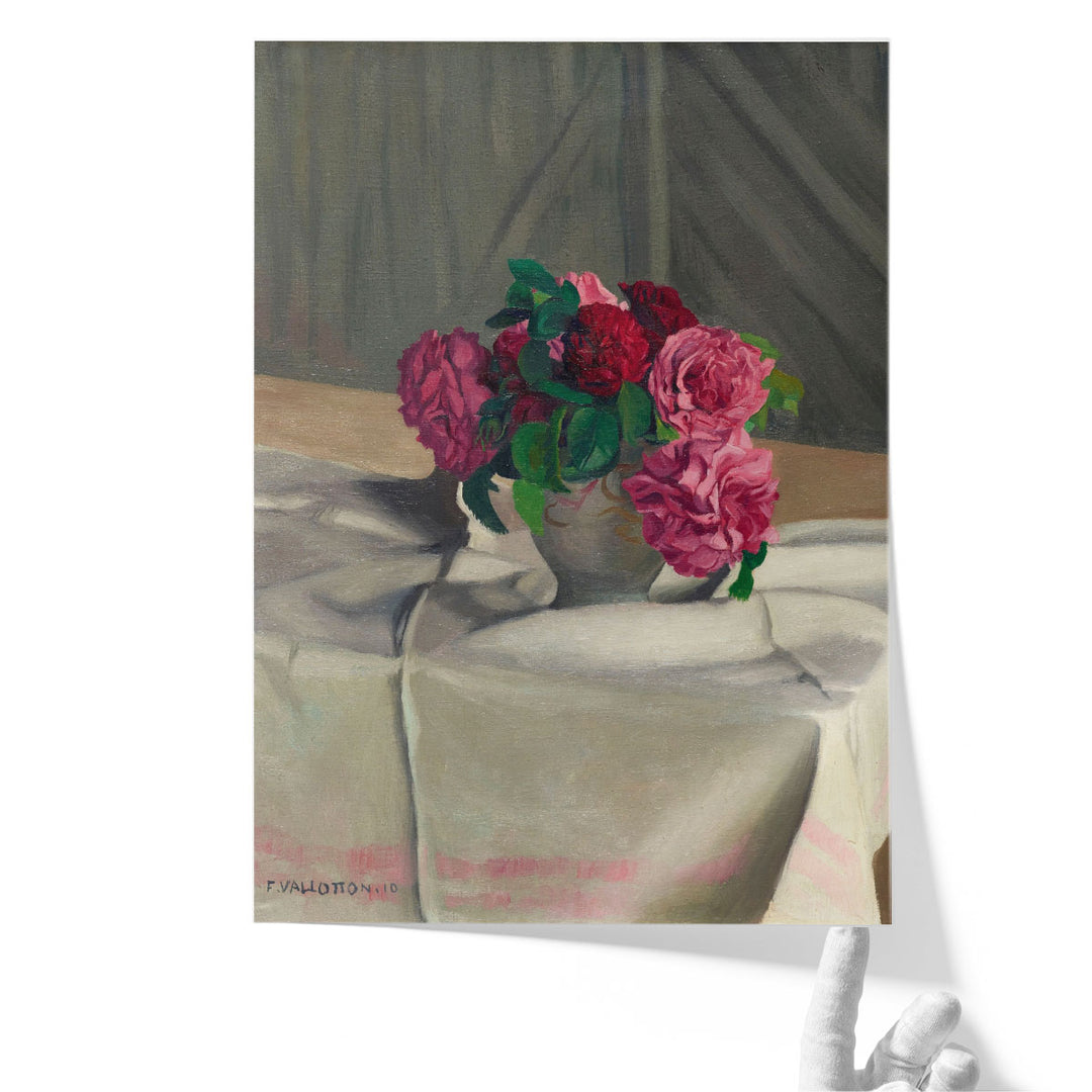 Roses Dans un Sucrier Blanc, 1910 - Canvas Print Wall Art