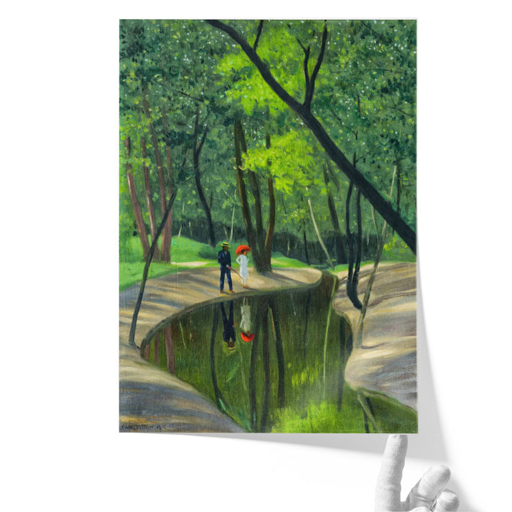 Forêt de Boulogne - Canvas Print Wall Art